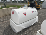 AM Tank 490 Gallon Diesel Fuel Tank with Pump and Containment Pan