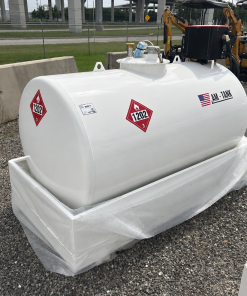 AM Tank 490 Gallon Diesel Fuel Tank with Pump and Containment Pan