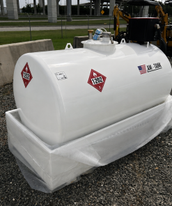 AM Tank 490 Gallon Diesel Fuel Tank with Pump and Containment Pan