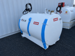 AM Tank 655 Gallon Gasoline Fuel Tank with Pump and Containment Pan