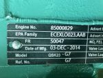 Used Cummins DQCB QSK23-G7 NR2 Diesel Generator, 433 Hrs, EPA Tier 2