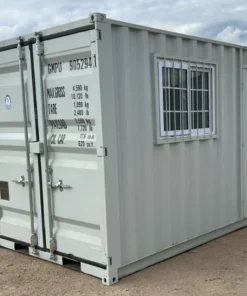 9ft Container Office complete with window and side door