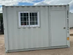 9ft Container Office complete with window and side door