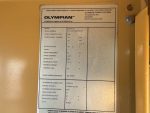 Used Caterpillar / Olympian G35F3S Propane Generator, 611 Hrs, Single Phase