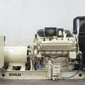 Used Kohler 1000ROZM Mitsubishi S12H-PTA Diesel Generator, 503 Hrs