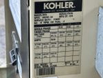 Used Kohler 30RZG Natural Gas / Propane Generator, 467 Hrs Single Phase