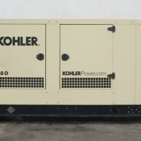 Used Kohler KG80 Natural Gas / Propane Generator, 83 Hrs, EPA Certified
