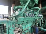 Used Cummins 750GFLB GTA50-G2 Natural Gas Generator, 525 Hrs