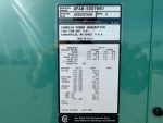 Used Cummins DFAB LTA10-G1 Diesel Generator, 226 Hrs