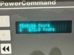 Used Cummins DGFB 6CTA8.3-G2 Diesel Generator, 672 Hrs