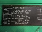 Used Cummins DQHAB QSM11-G4 Diesel Generator, 411 Hrs EPA Tier 3