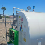 4,000 Gallon Dual Pump Commercial Gasoline Fuel Storage Tank
