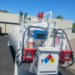 4,000 Gallon Dual Pump Commercial Gasoline Fuel Storage Tank