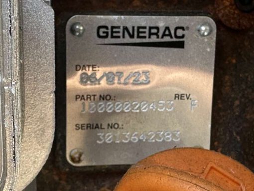New / Surplus Generac SG050NA Natural Gas / LP Generator, 0 Hrs, EPA Certified - 1 or 3 Phase