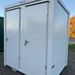 NEW 1 Toilet & 1 Shower Block | 8×5 Ft | Portable Containex Unit | GREY | No 855 LG