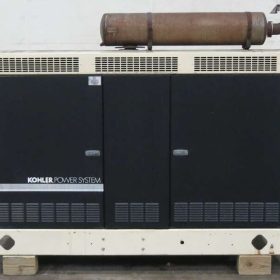 Used Kohler 80RZG Natural Gas/Propane Generator, 519 Hrs, Single Phase