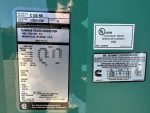 New Cummins C100N6 QSJ8.9G Natural Gas / Propane Generator, EPA Certified, 10 Yr Warranty