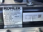 New / Surplus Kohler 30CCL Natural Gas / Propane Generator 0 Hrs EPA Certified, Single Phase