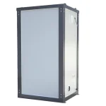 Bastone Portable Restroom w/ Sink, Flush Toilet & Vent Fan for Outdoor Use
